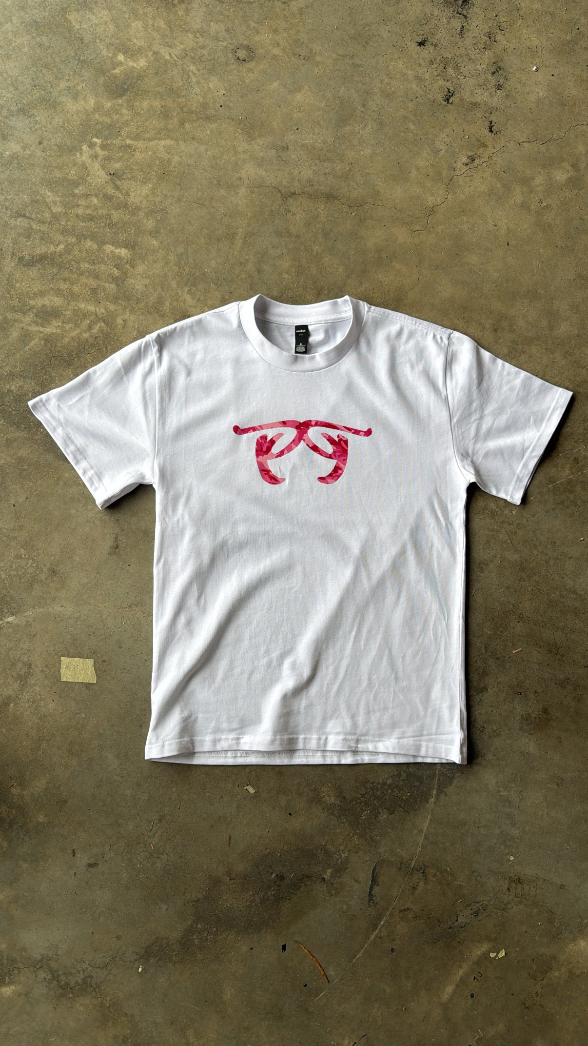 PINK CAMO LOGO TEE