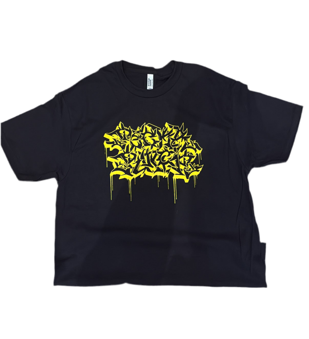 Packapunch x Tryst - Black/Yellow Tee