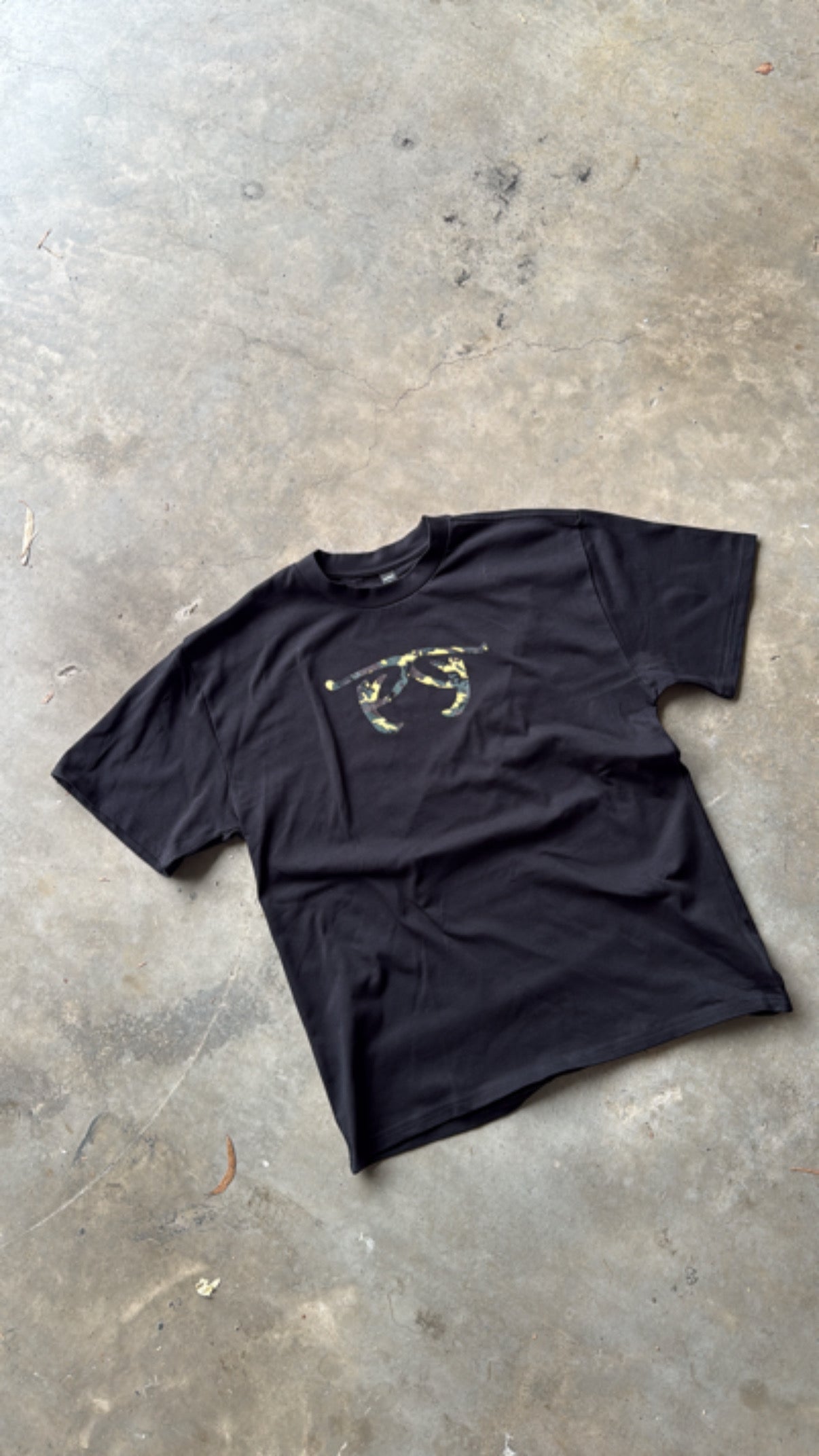 ARMY CAMO LOGO TEE
